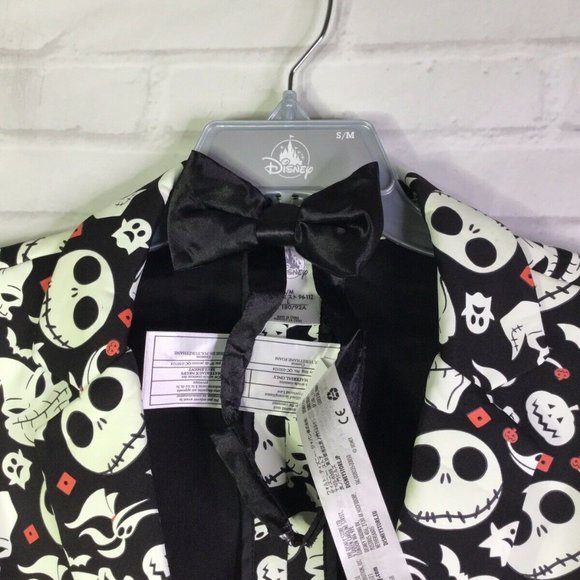 Disney The Nightmare Before Christmas Glow In The Dark Jacket Blazer Men's S/M - Picture 4 of 12